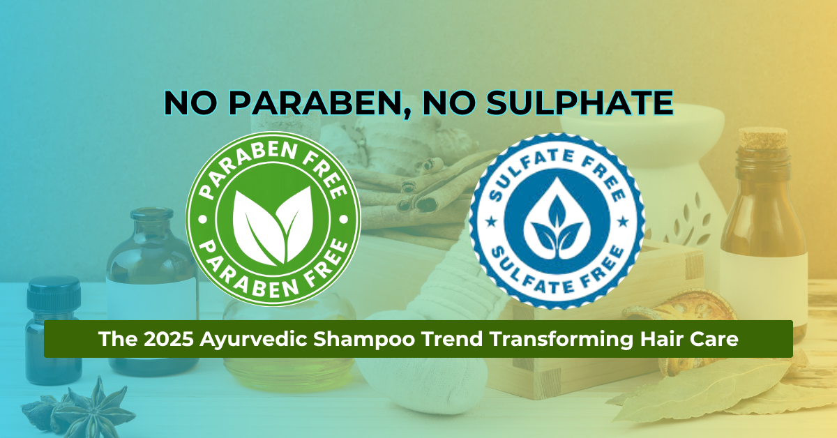 no paraben no sulphate Ayurvedic shampoo