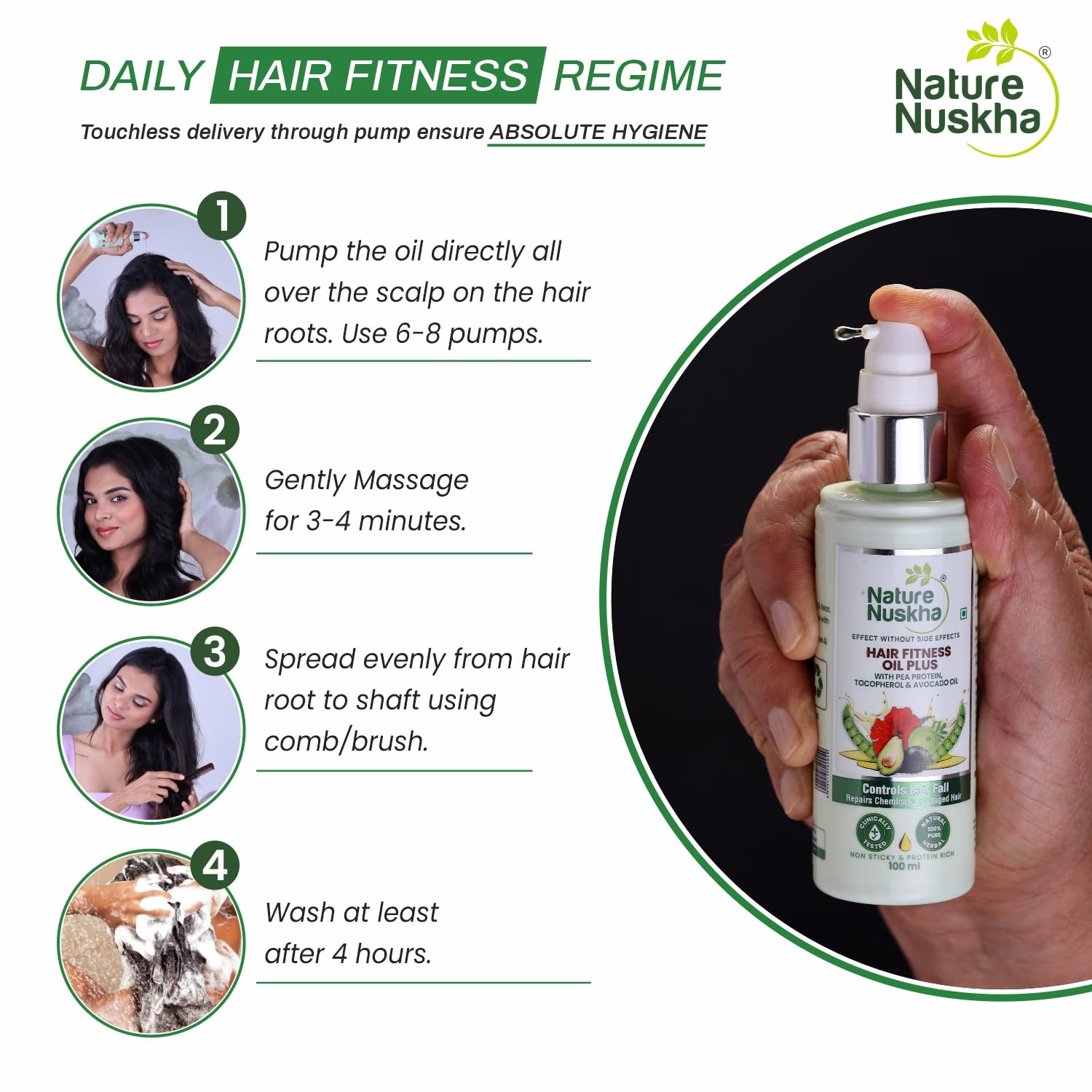 Hair Fitness Oil Plus