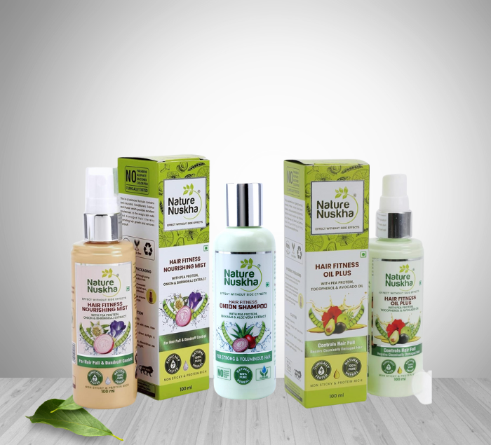 Nature Nuskha 3-Step Complete Hair Care Kit