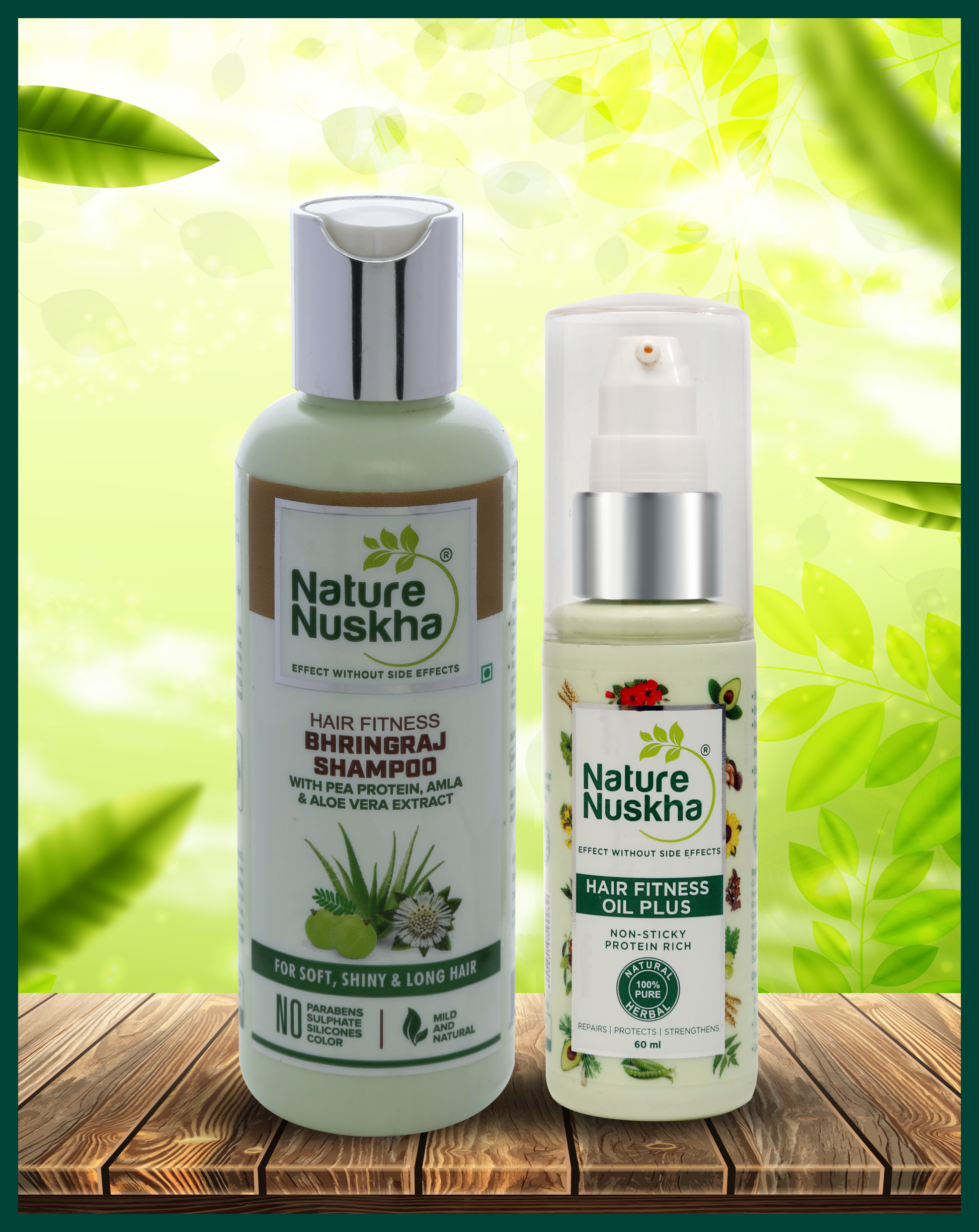 Protein Rich Bhringraj Shampoo plus Hair Oil
