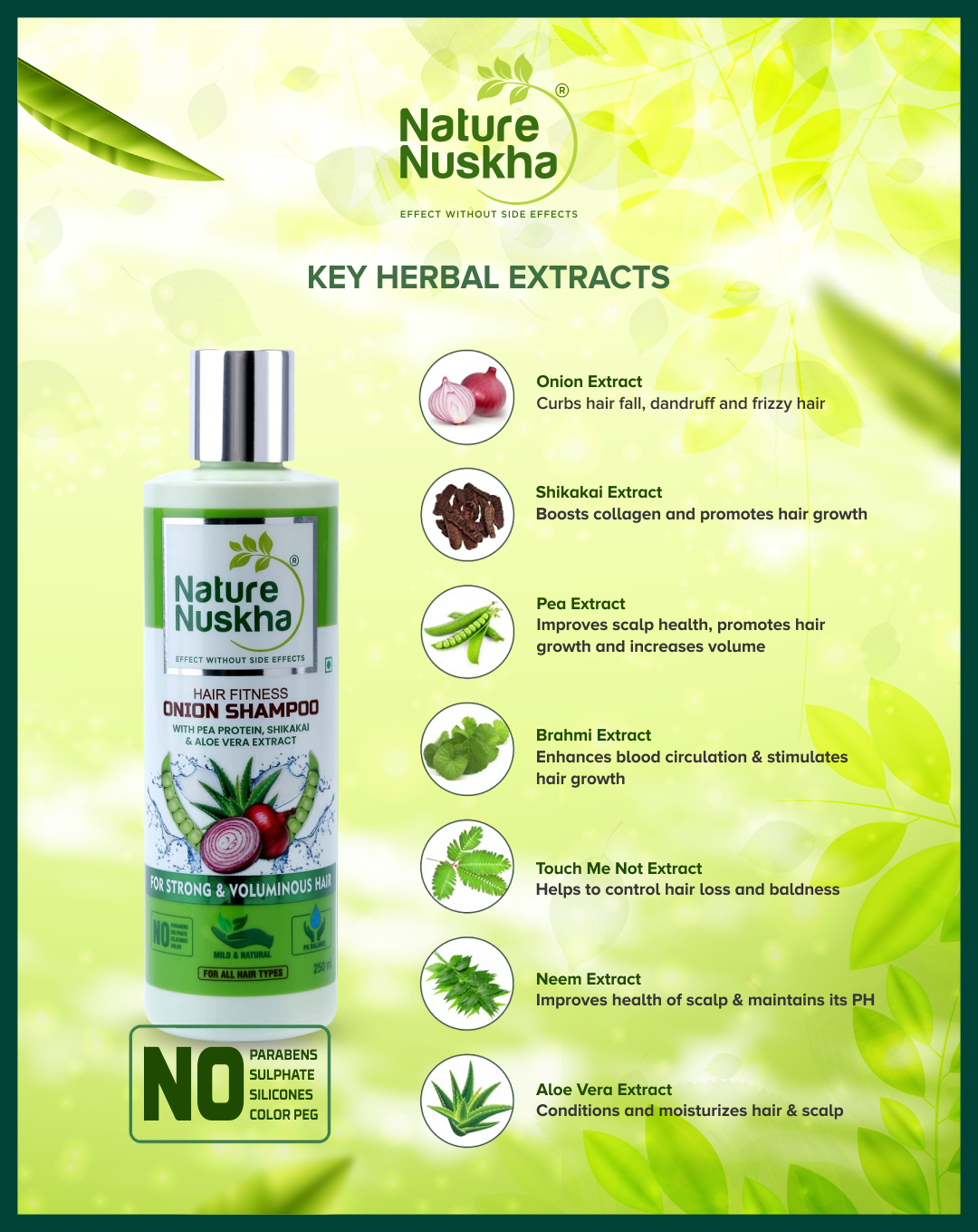 onion shampoo by nature nuskha