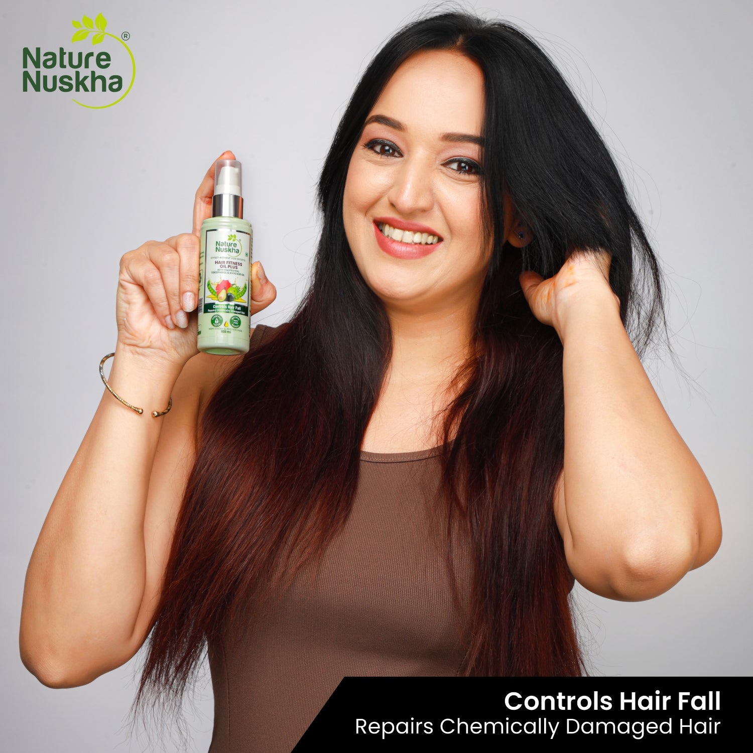 Oil Plus-Non-Sticky Protein Rich Hair Oil with 13 Herbal Oils, Minerals & Vitamins/For strong roots & Hair Growth