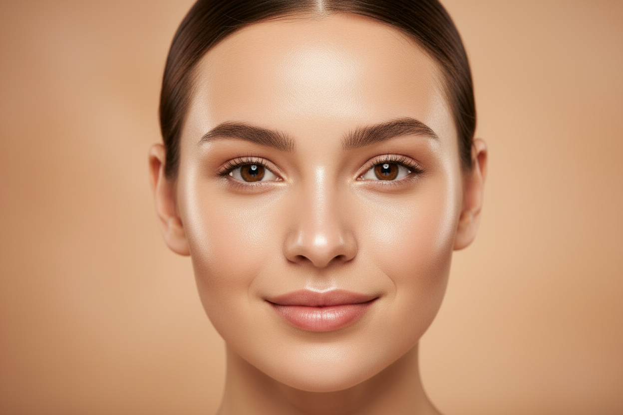 make the person appear in center. and show full face with head part also