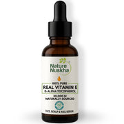 Real Vitamin E Oil 30,000 IU | Oil for Glowing Skin, Hair Fall Control 30ml