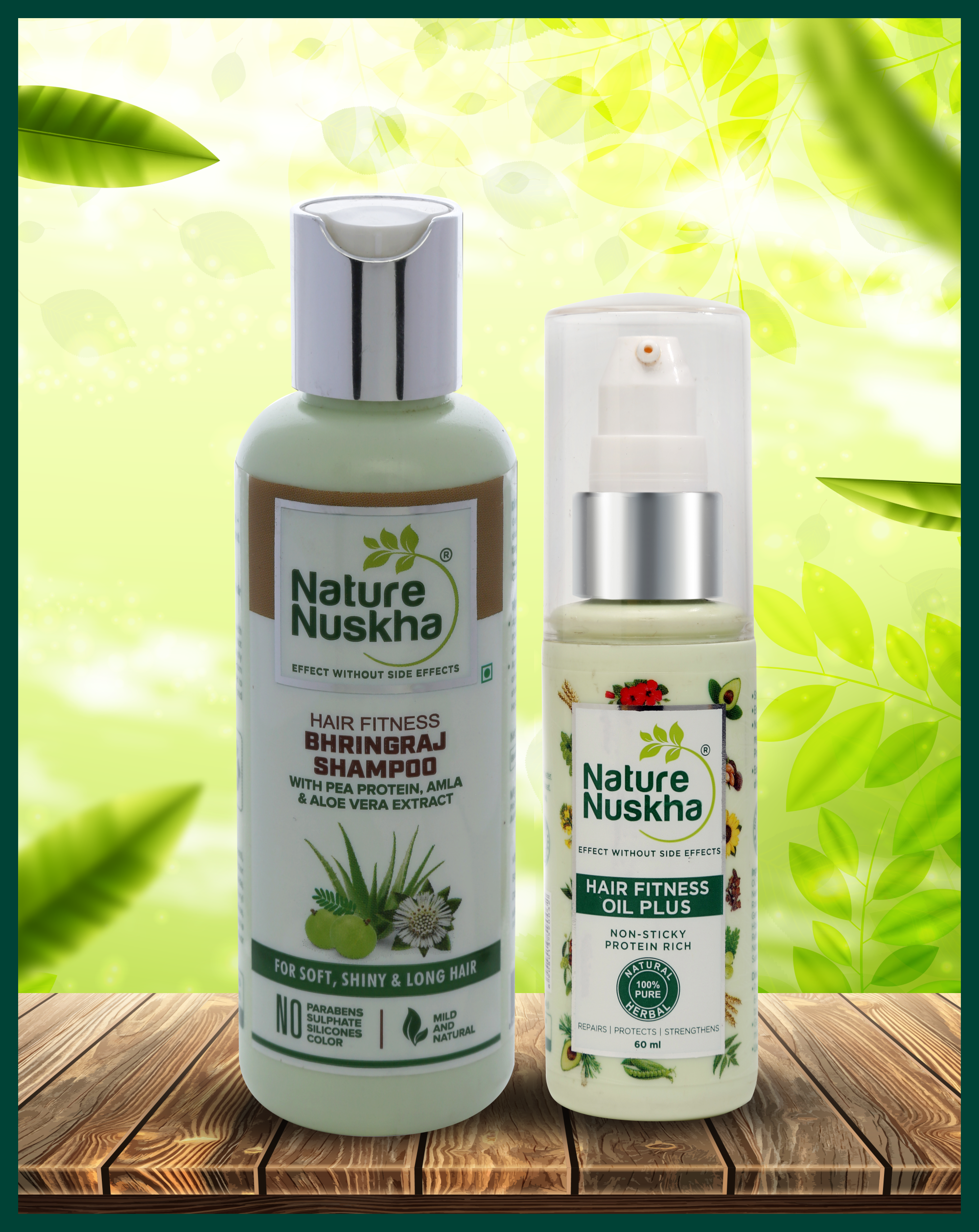 Protein Rich Bhringraj Shampoo plus Hair Oil