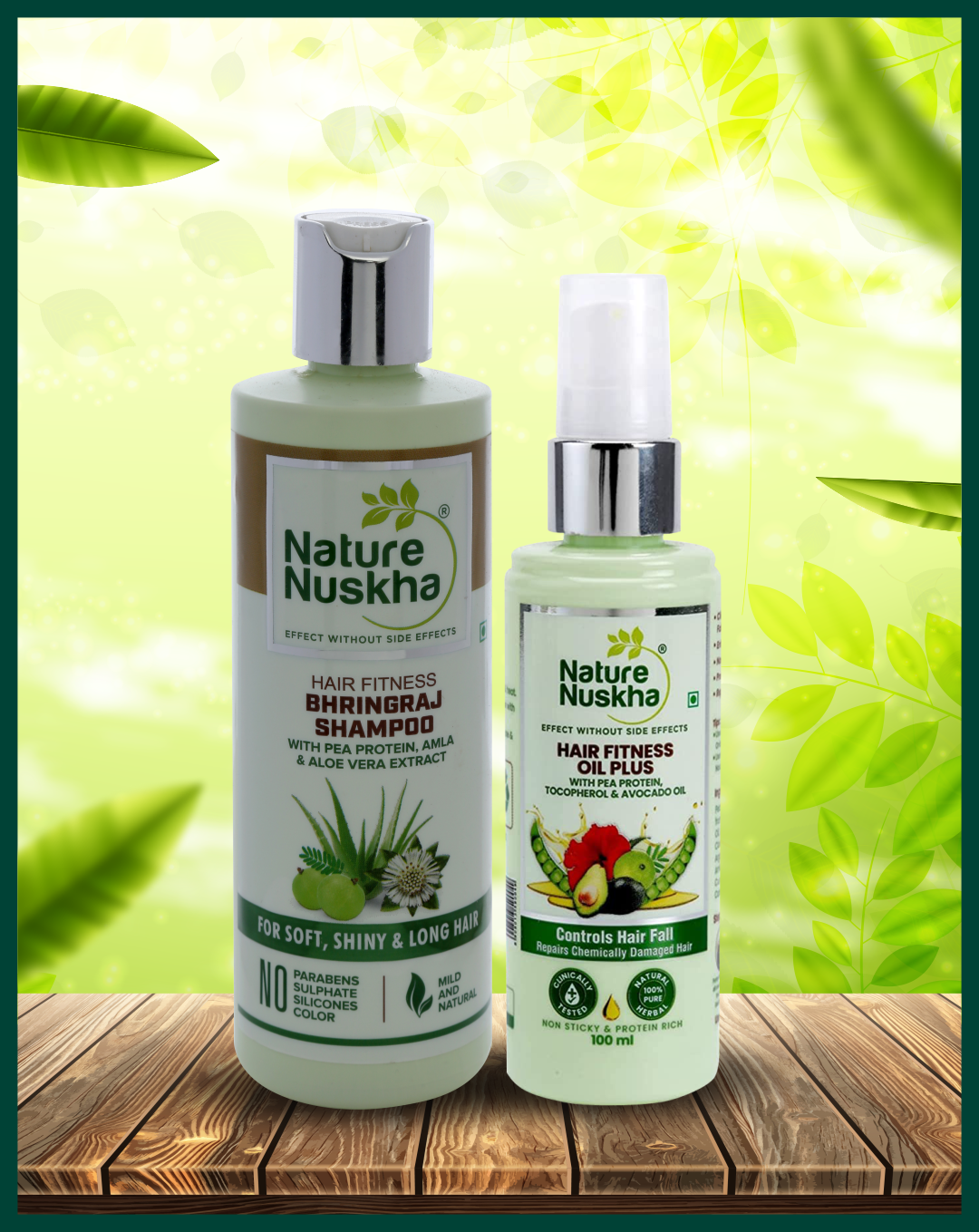 Protein Rich Bhringraj Shampoo + Hair Oil